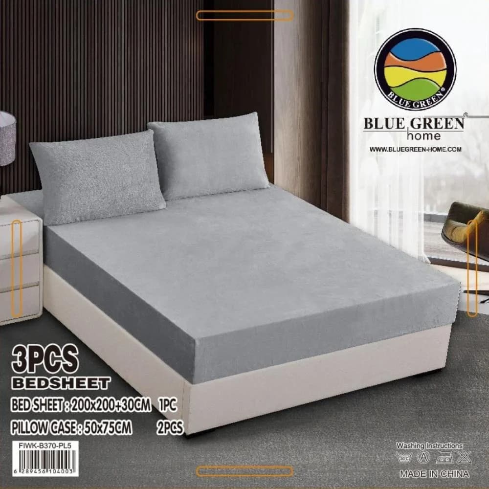 King Plain Bed Sheet Set
