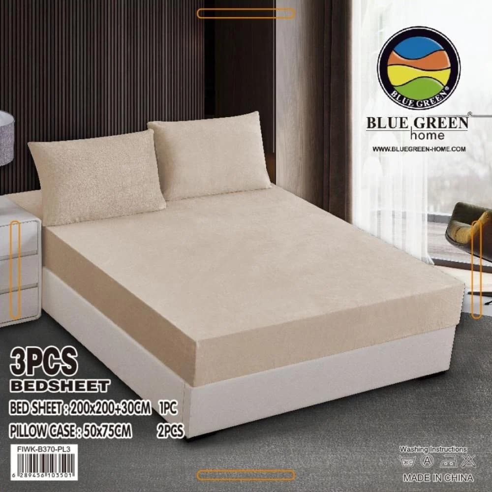 King Plain Bed Sheet Set