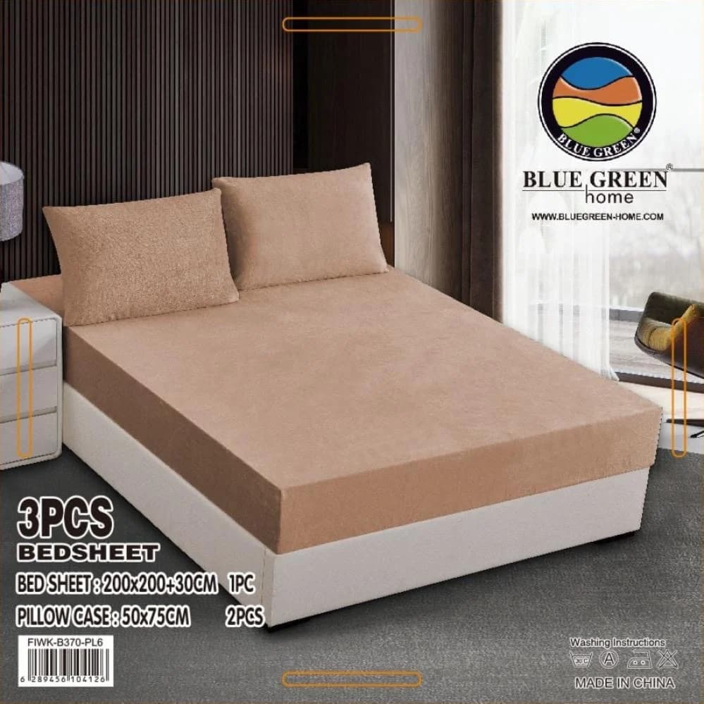 King Plain Bed Sheet Set