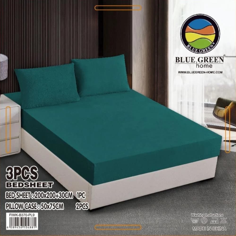 King Plain Bed Sheet Set