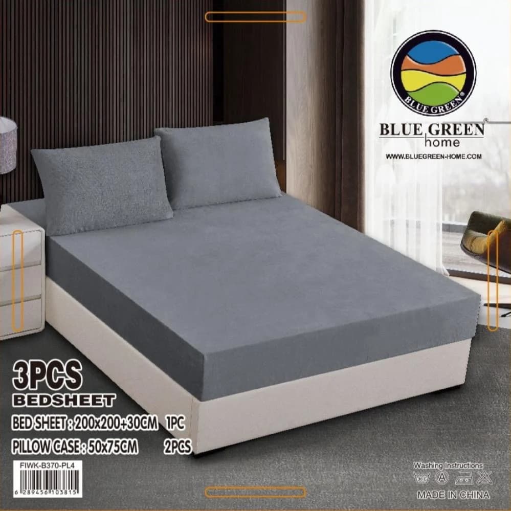 King Plain Bed Sheet Set