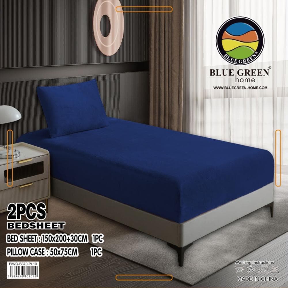 Queen Plain Velvet Bed Sheet