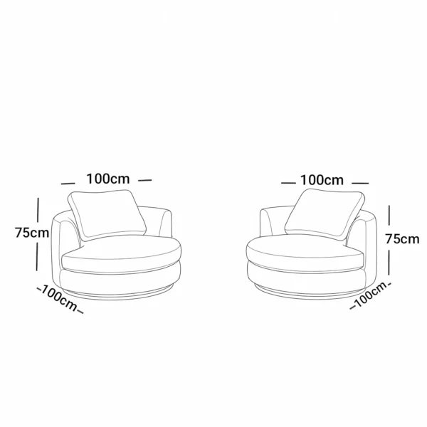 Beige Accent Chair Set – A Balance of Comfort and Beauty - Image 2