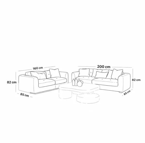 Beige Sofa Set – Elegant Design that Complements Any Interior Style - Image 2