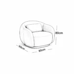 Elegant and Sophisticated Beige Sofa Set - Image 3