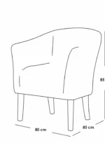⁦طقم كنب بيج بتصميم راقٍ ومودرن⁩ - الصورة ⁦3⁩