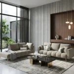 Elegant Beige Sofa Set – Perfect for Contemporary Homes