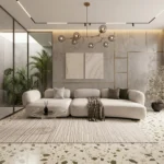 كنب ثلاث مقاعد بتصميم أنيق و رائع - لون بيج مميز