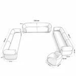 Grand Comfort Cozy Beige Sofa Set – Ultimate Family Lounge Hub - Image 2