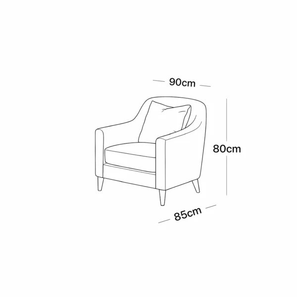 Heavy-Duty 5-Piece Sofa Set – Natural Seating Ergonomics & Extended 5-Year Warranty - Image 3