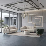 Horizon High-Density Modern Sofa Set – Ultimate Core Resilience & Executive Style
