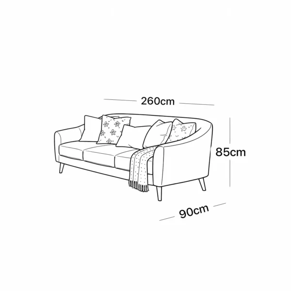 Imperial 4-Piece Living Lounge Set – Multi-Angle Modular Setup & Posture Relief - Image 2