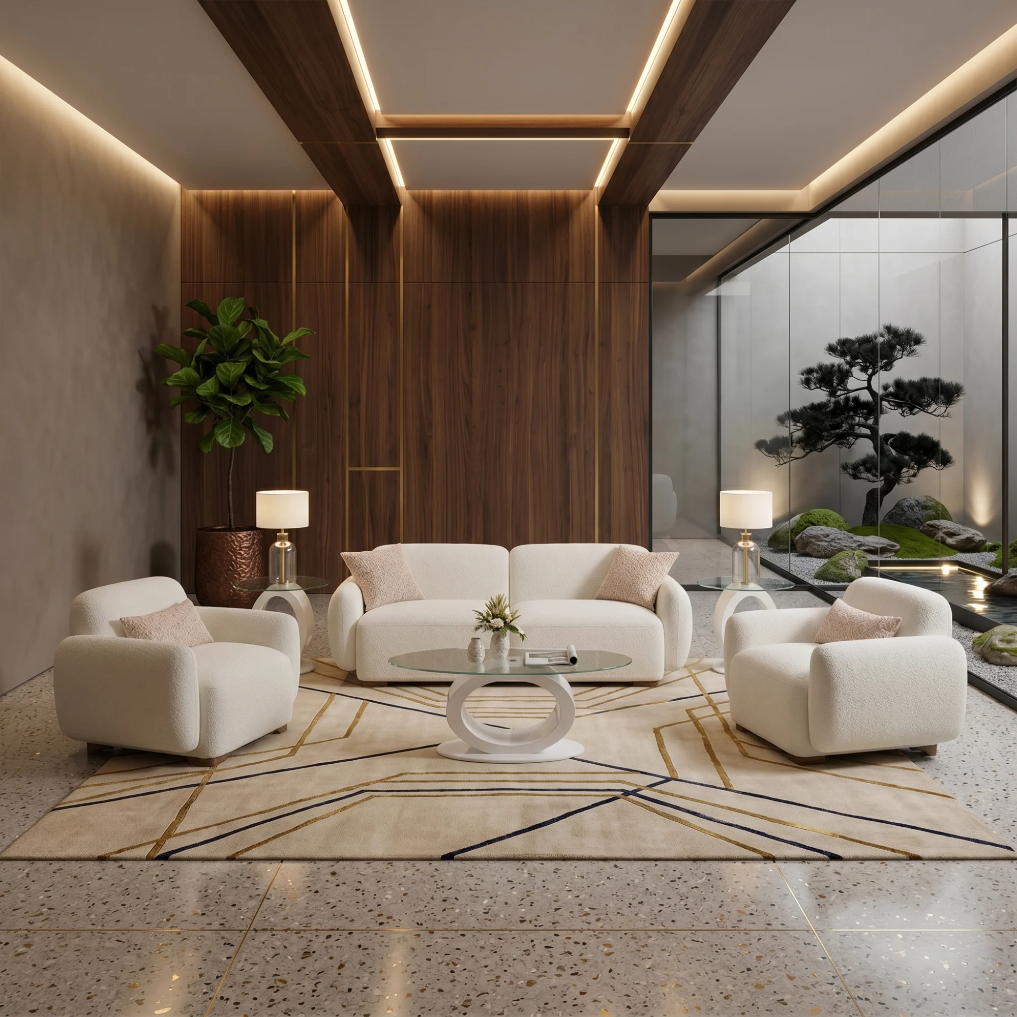 imperial-off-white-3-piece-sofa-set-streamlined-architecture-adaptive-layout-freedom-1.webp طقم كنب فخم مكون من كنبة و 2 كرسي بتصميم عصري بجودة - الصورة 1