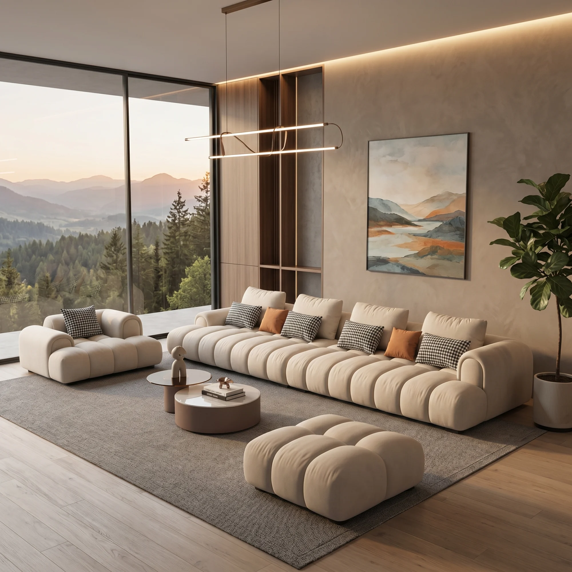 luxury-contemporary-sofa-combining-modern-style-and-beauty-light-beige-1.webp كنبة فاخرة عصرية تجمع بين الحداثة والجمال- لون بيج فاتح - الصورة 1