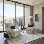 Luxury Off-White Accent Chair Set – Elegant Comfort for Any Space