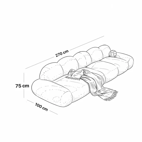 Royal Modern Off-White Sofa – Understated Luxury & Seamless Comfort - Image 2