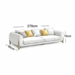 Luxury Off-White Sofa Set - Image 4