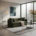 Horizon Contemporary Silhouette Sofa – Fluid Edge Design & Luxury Lifestyle Accent