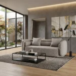 Modern Beige Sofa – Distinctive Design and Everyday Comfort