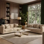 Luxury Modern Beige 3-Seater Sofa – Spacious & Refined Comfort