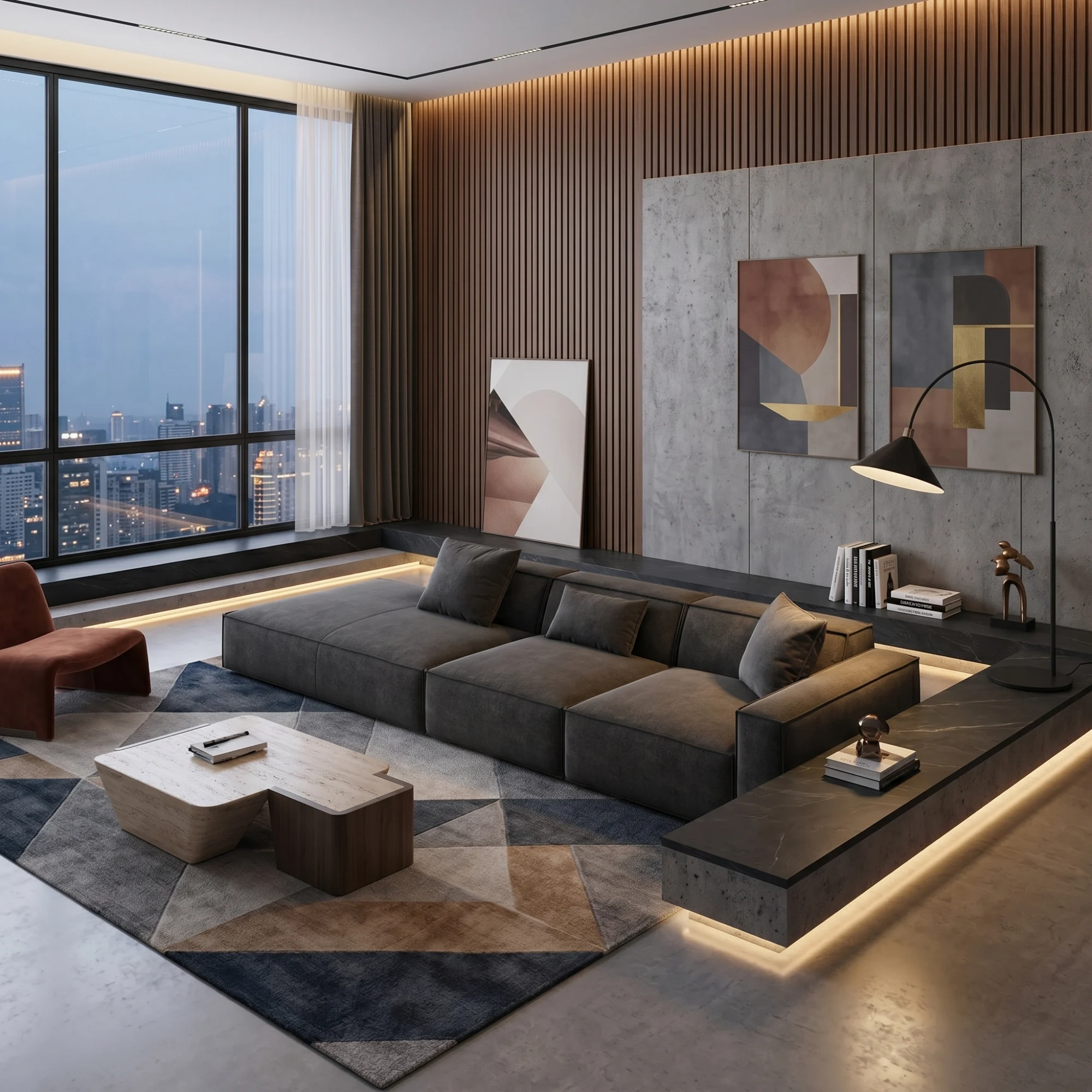 spacious-black-three-seater-sofa-luxury-and-sophistication-for-living-rooms-1.webp كنبة ثلاثية واسعة باللون الأسود – الأناقة والفخامة لأي غرفة معيشة - الصورة 1