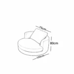 White Two-Chair Lounge Set – Elegant Simplicity and Comfort - Image 2
